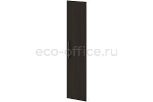 Дверь высокая правая GRACE L-032 R Дуб Линдберг тёмный фото