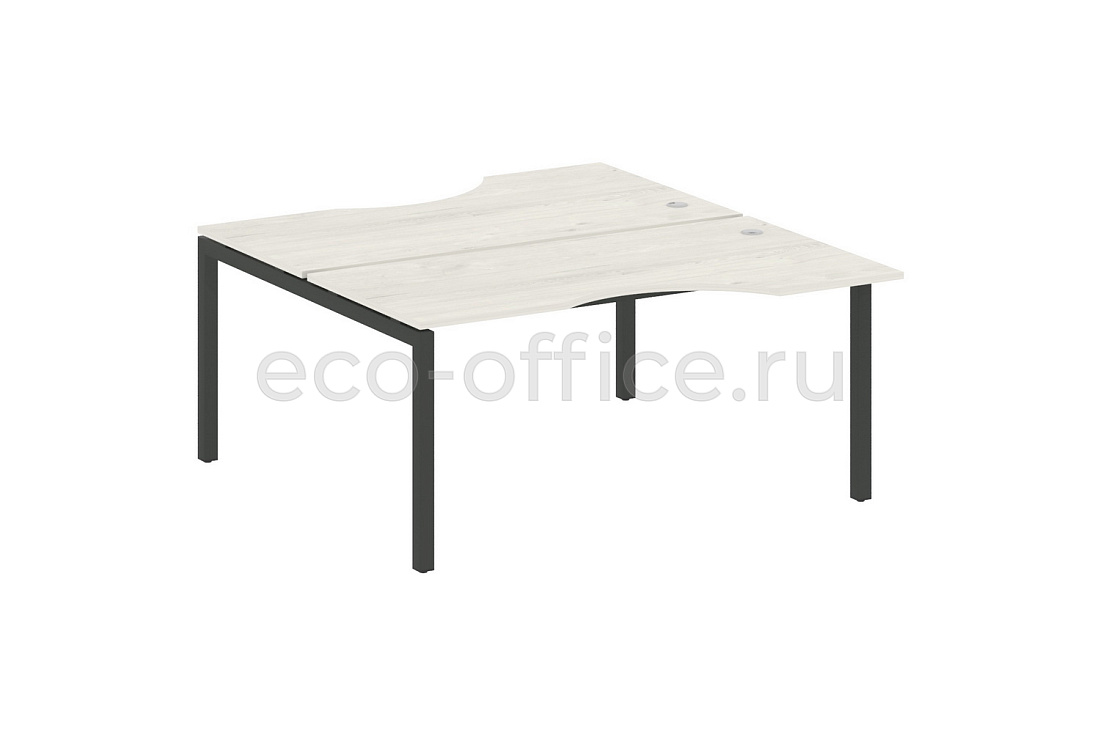 Рабочая станция криволинейная METAL SYSTEM QUATTRO 5x5 50БП.РАС-СА-2.1 Дуб Наварра / Антрацит металл  купить в Москве