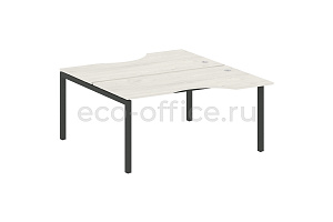 Рабочая станция криволинейная METAL SYSTEM QUATTRO 5x5 50БП.РАС-СА-2.1 Дуб Наварра / Антрацит металл фото
