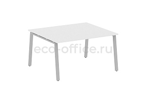 Стол переговорный (1 столешница) METAL SYSTEM STYLE БА.ПРГ-1.3 Белый / Серый металл фото
