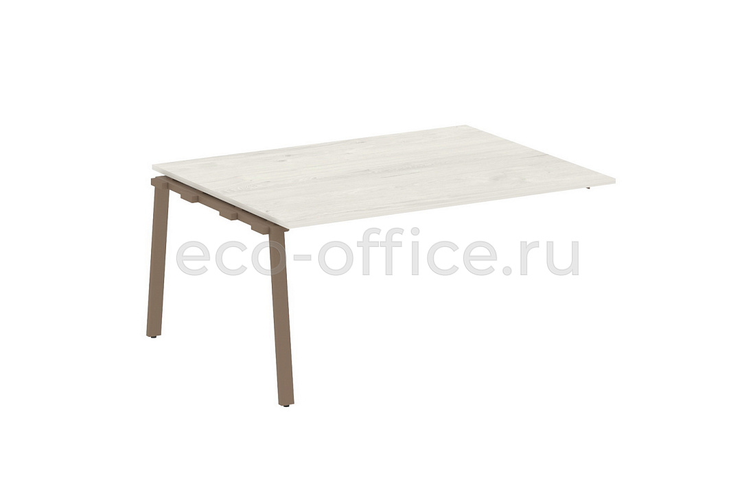 Проходной наборный элемент переговорного стола METAL SYSTEM STYLE БА.ППРГ-4 Дуб Наварра / Мокко металл  стоимость