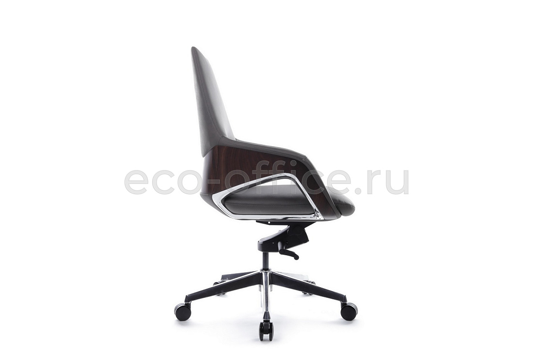 Кресло руководителя RV Design AURA-M FK005-B Антрацит кожа  стоимость
