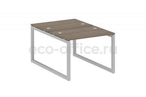 Рабочая станция METAL SYSTEM QUATTRO 5x5 50БО.РАС-СП-2.1 Вяз Благородный / Серый металл фото