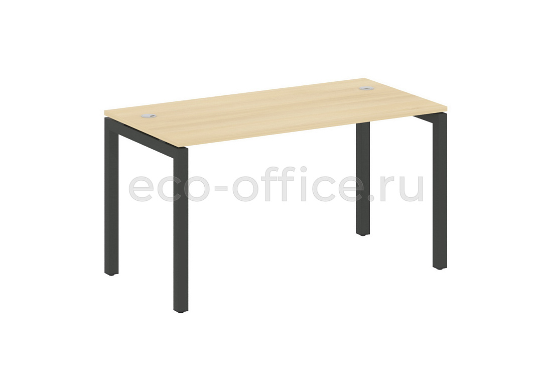 Стол письменный METAL SYSTEM QUATTRO 5x5 50БП.СП-3 Акация Лорка / Антрацит металл купить в Москве