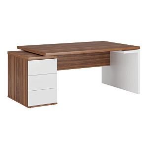 Стол рабочий на опорной тумбе левый Zion ZIO28511431 фото