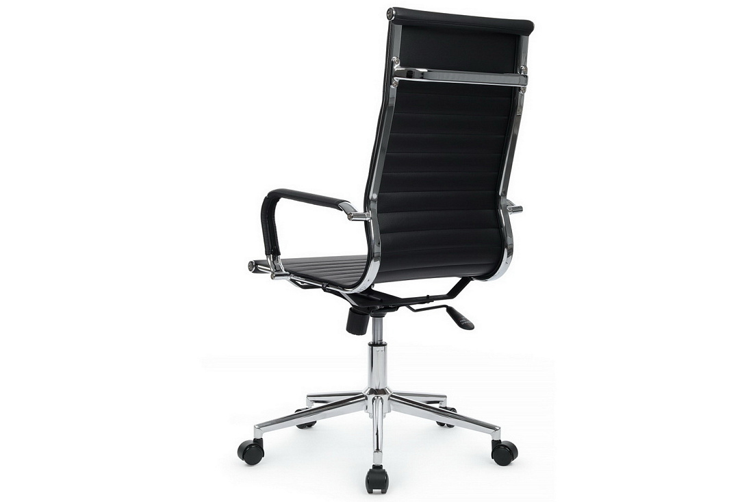 Кресло руководителя RV Chair HUGO 6002-1SEC Чёрная экокожа стоимость