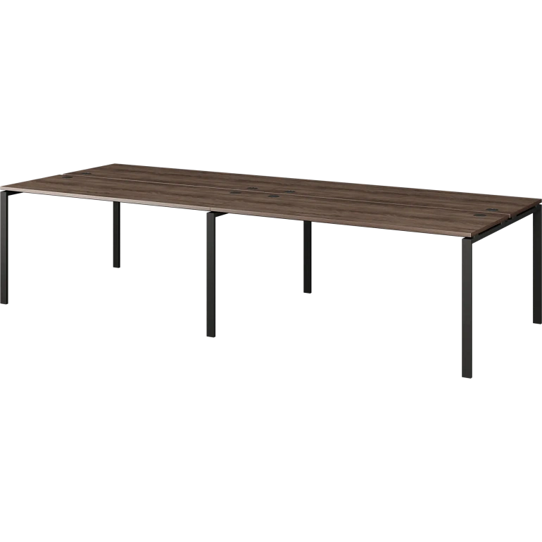 бенч двойной на 4 рабочих места protech амб-005.60-4 лагос/антрацит фото