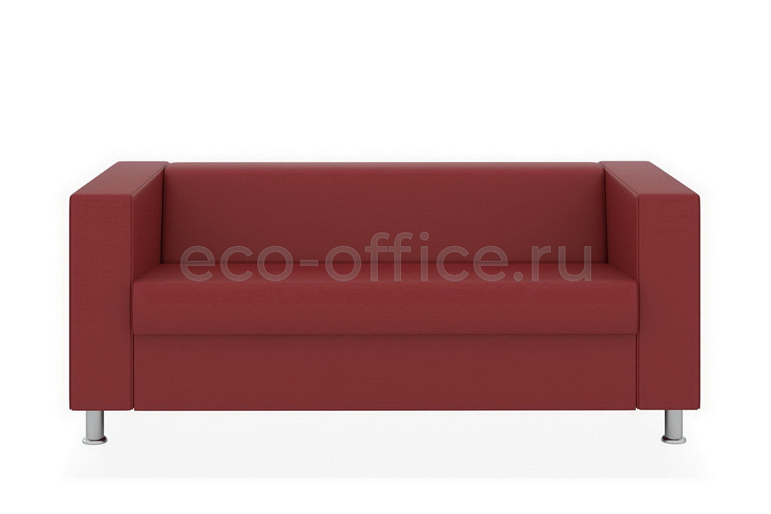 Трехместный диван АПОЛЛО экокожа Euroline 960 Красный  стоимость