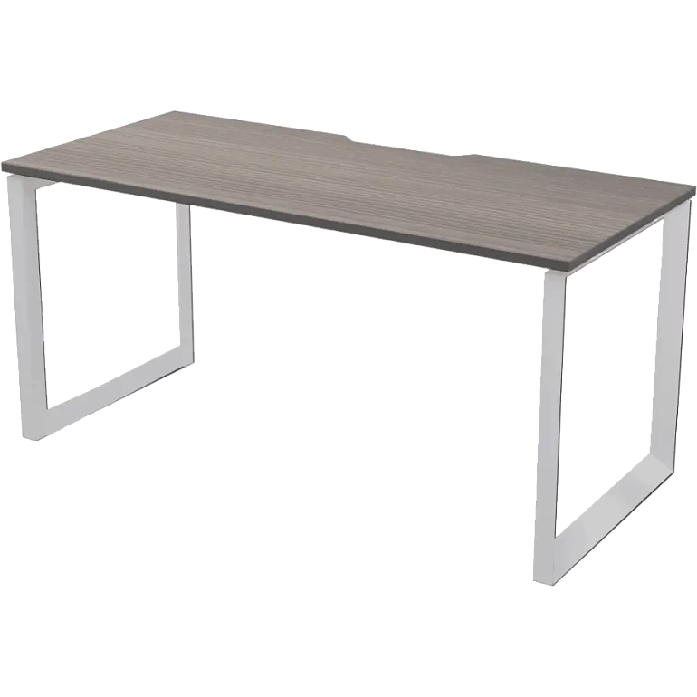 стол на металлокаркасе protech нтмп.о-200 лиственница/белый фото