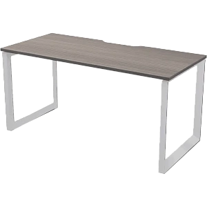 Стол на металлокаркасе Protech НТМП.О-120 Лиственница/Белый фото