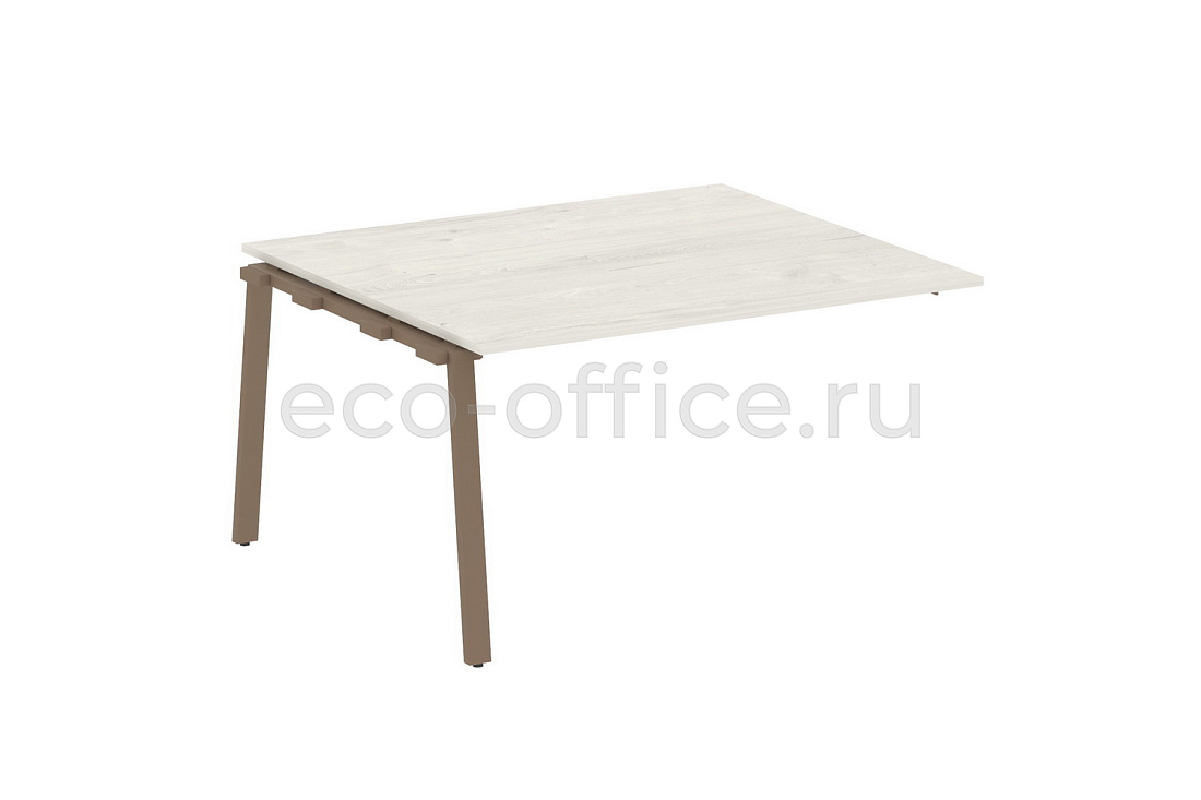 Проходной наборный элемент переговорного стола METAL SYSTEM STYLE БА.ППРГ-3 Дуб Наварра / Мокко металл  стоимость