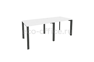 Рабочая станция на П-образном м/к ONIX O.MP-RS-2.1.8 Белый Бриллиант / Антрацит металл фото
