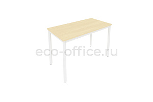 Стол письменный на металлокаркасе SLIM SYSTEM С.СП-4.1 Клён / Белый металл фото