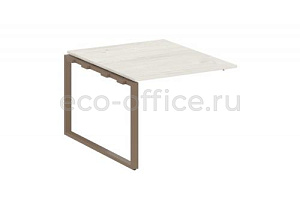 Проходной наборный элемент переговорного стола METAL SYSTEM STYLE БО.ППРГ-1 Дуб Наварра / Мокко металл фото