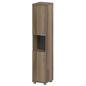 Стеллаж высокий узкий полузакрытый Protech "НТ-540;НТ-600;НТ-600" Дуб сафари фото