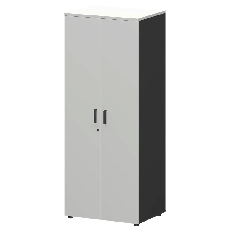 шкаф для одежды protech смш-58-6шд тип2 графит/белый фото