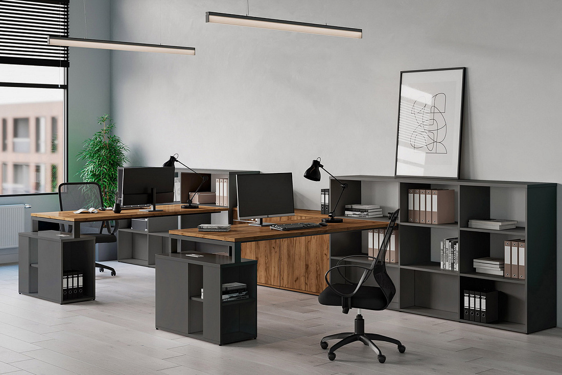 мебель для персонала tess дуб крафт золотой фото