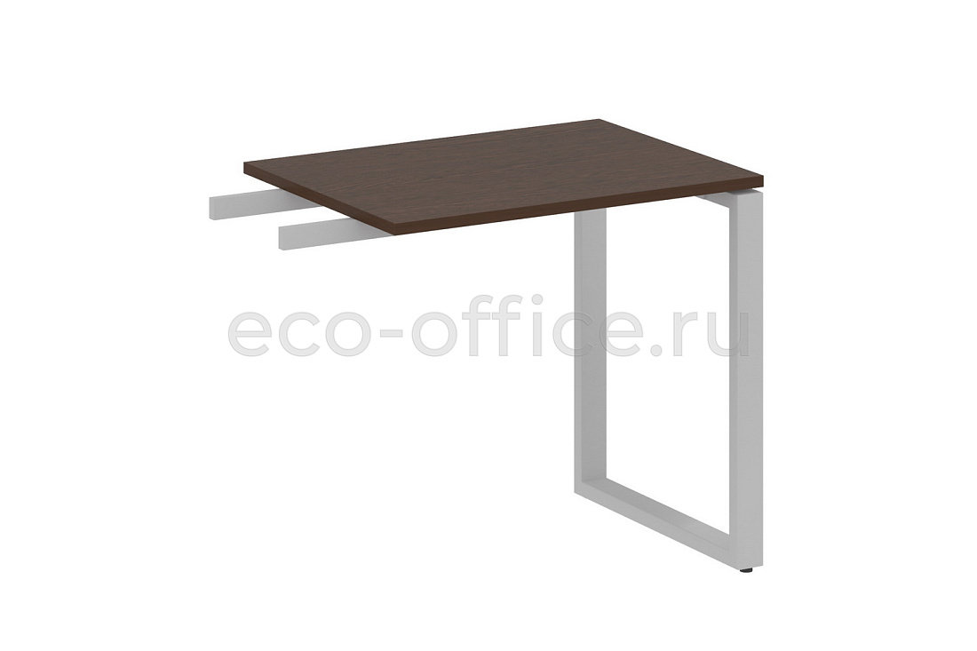 Приставной элемент на О-образном м/к METAL SYSTEM STYLE БО.ПР-2 Венге Цаво / Серый металл  стоимость