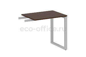 Приставной элемент на О-образном м/к METAL SYSTEM STYLE БО.ПР-2 Венге Цаво / Серый металл фото