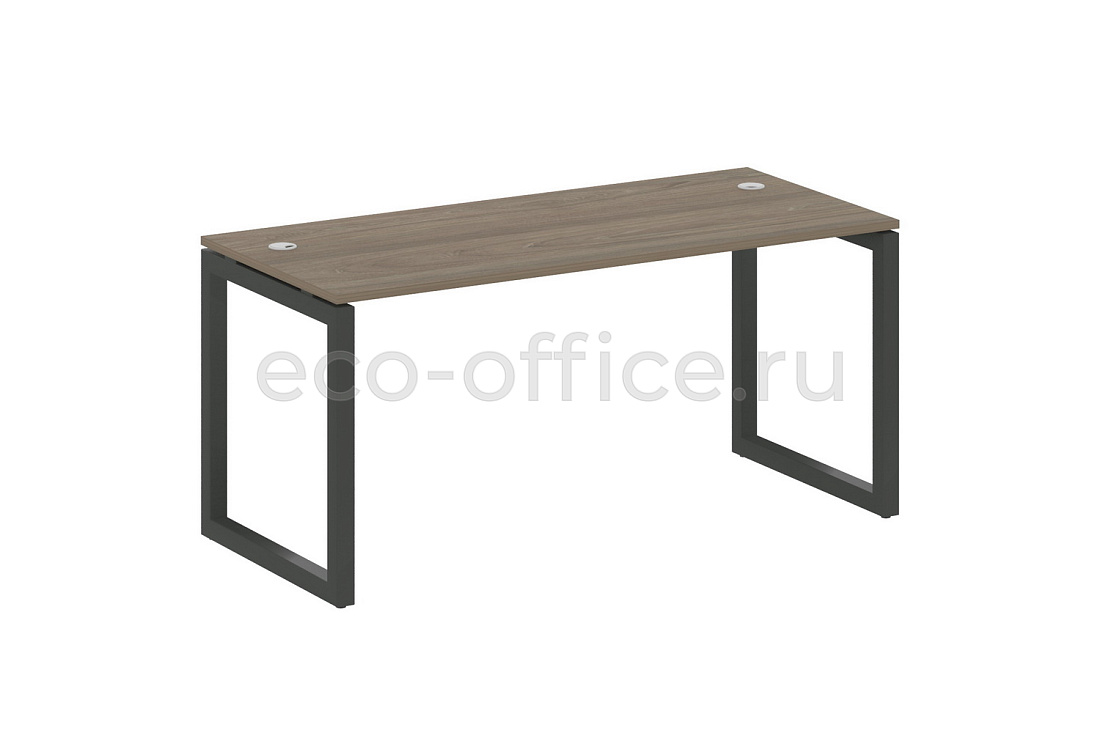 Стол письменный METAL SYSTEM QUATTRO 5x5 50БО.СП-4 Вяз Благородный / Антрацит металл   стоимость