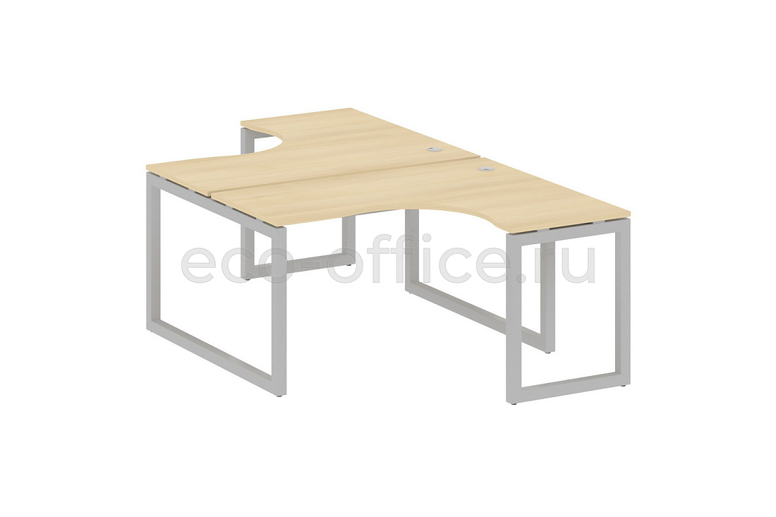 Рабочая станция криволинейная METAL SYSTEM QUATTRO 5x5 50БО.РАС-СА-2.3 Акация Лорка / Серый металл  стоимость