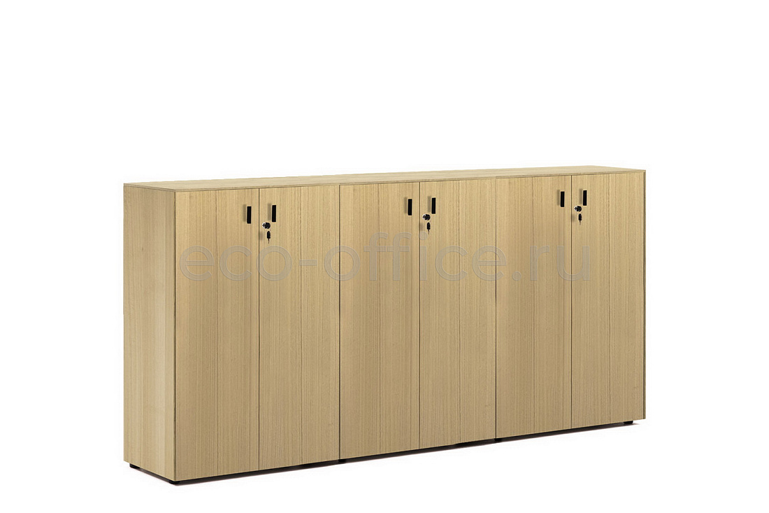 Шкаф средний EXE 101 735 OAK 09 Дуб Светлый / Черный купить в Москве