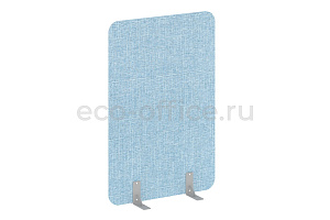 Перегородка на опорах с фетровыми подпятниками R-LINE SOFT AP.F-100-150 Рогожка Romeo 01 / Серый металл фото