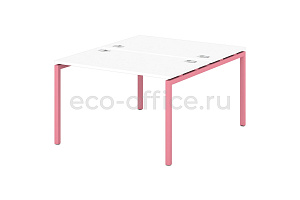 Стол-тандем на металлокаркасе 40*40 SENTIDA COLOR S-47 Инжир фото