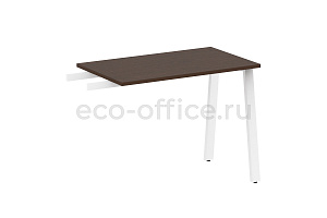 Приставной элемент на А-образном м/к METAL SYSTEM STYLE БА.ПР-3 Венге Цаво / Белый металл фото