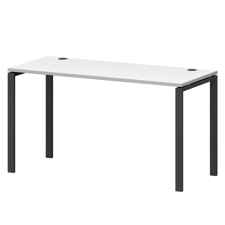 стол на металлокаркасе protech смс25-п-16к.60.пр25 белый/антрацит фото