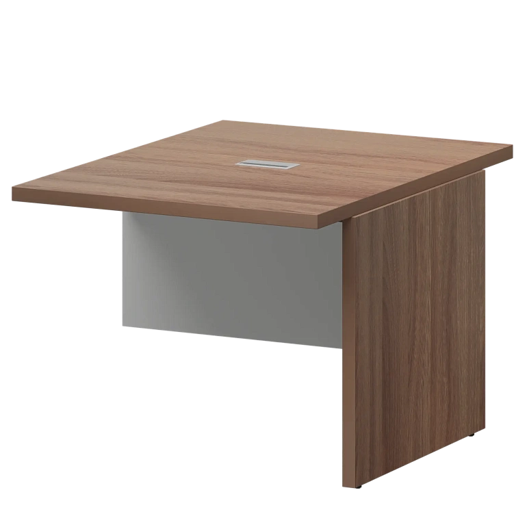 модуль стола переговоров protech kzp-32 темный шимо/белый фото