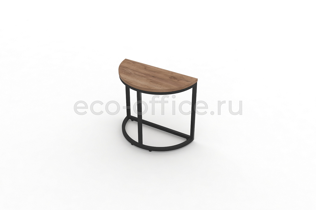 Стол журнальный SLICE-450 Дуб Табак / Чёрный металл  стоимость