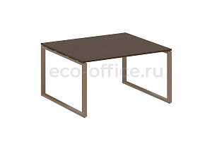 Стол переговорный (1 столешница) METAL SYSTEM STYLE БО.ПРГ-1.3 Венге Цаво / Мокко металл фото