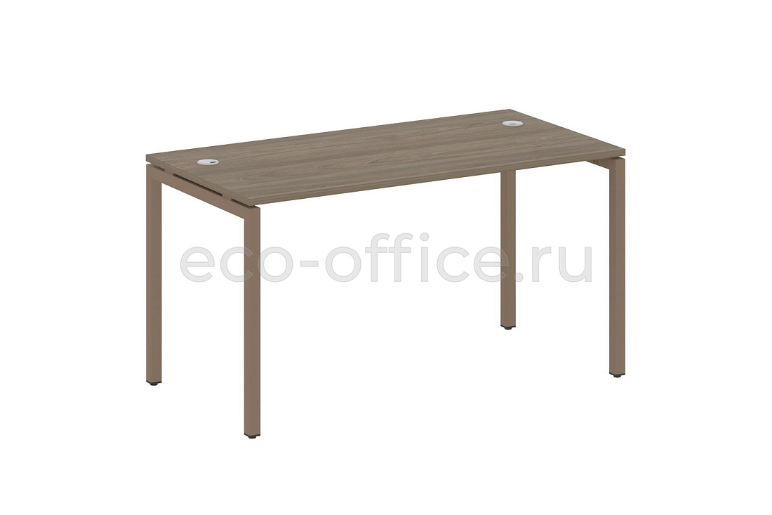Стол письменный METAL SYSTEM QUATTRO 4x4 40БП.СП-3 Вяз Благородный / Мокко металл  стоимость