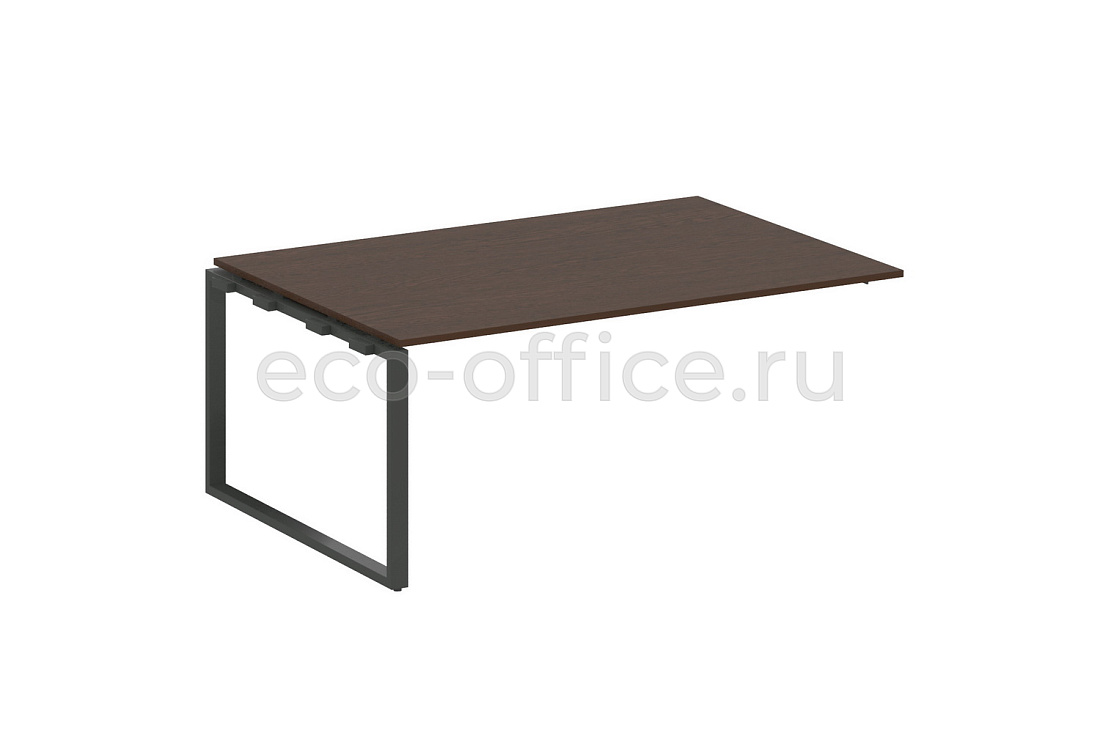 Проходной наборный элемент переговорного стола METAL SYSTEM STYLE БО.ППРГ-5 Венге Цаво / Антрацит металл  стоимость