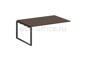 Проходной наборный элемент переговорного стола METAL SYSTEM STYLE БО.ППРГ-5 Венге Цаво / Антрацит металл фото