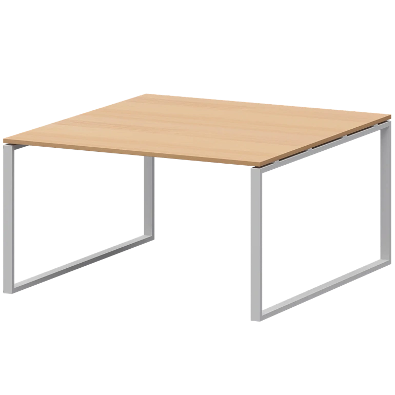 стол переговорный на металлокаркасе protech амп.о-004.123 ольха/белый фото