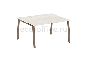 Стол переговорный (1 столешница) METAL SYSTEM STYLE БА.ПРГ-1.3 Дуб Наварра / Мокко металл фото