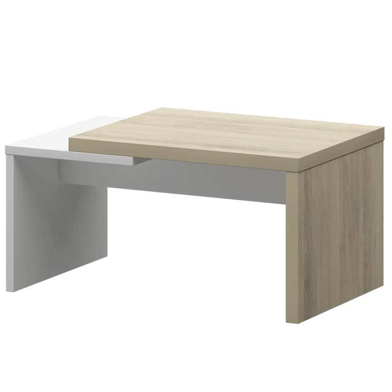 стол журнальный protech kzh-09 кронберг/белый фото