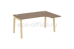 Стол эргономичный правый ONIX WOOD OW.SA-4 (R) Дуб Аризона / Дуб Светлый фото
