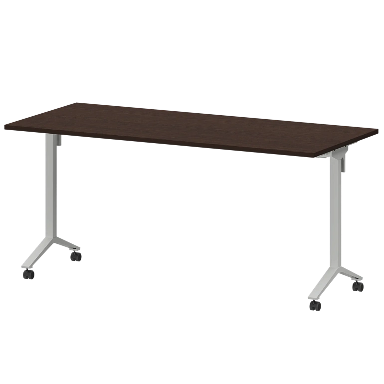 стол мобильный складной protech мб22-160.70 дуб венге/белый фото