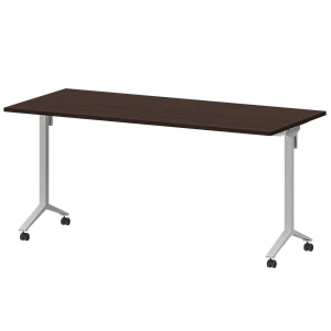 Стол мобильный складной Protech МБ22-160.70 Дуб венге/Белый фото