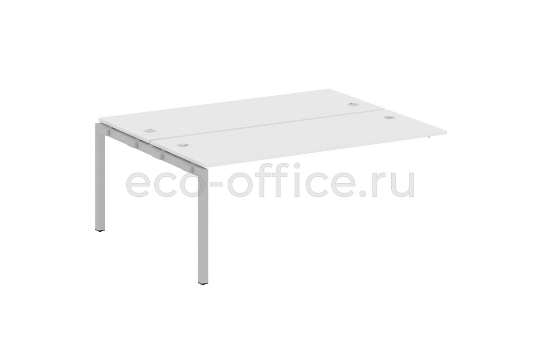 Проходной наборный элемент METAL SYSTEM QUATTRO 5x5 50БП.ПРС-СП-2.5 Белый / Серый металл купить в Москве