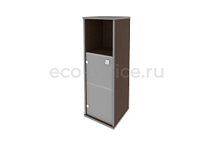 Шкаф средний узкий левый STYLE Л.СУ-2.2 (L) Венге Цаво фото
