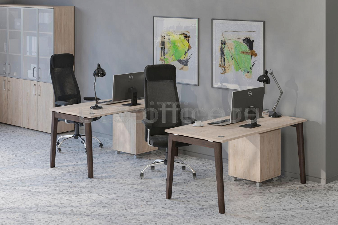 Мебель для персонала ONIX WOOD Денвер Светлый / Дуб Тёмный  стоимость