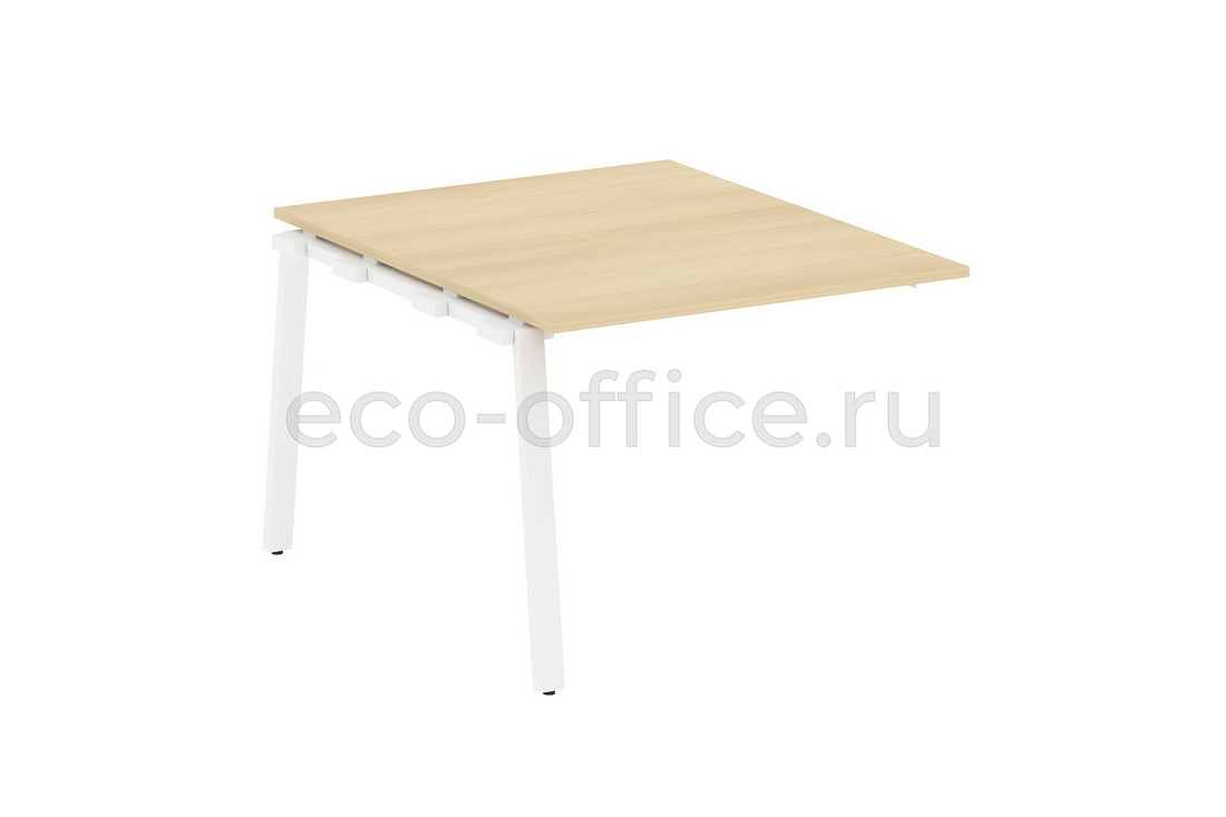 Проходной наборный элемент переговорного стола METAL SYSTEM STYLE БА.ППРГ-1 Акация Лорка / Белый металл  стоимость