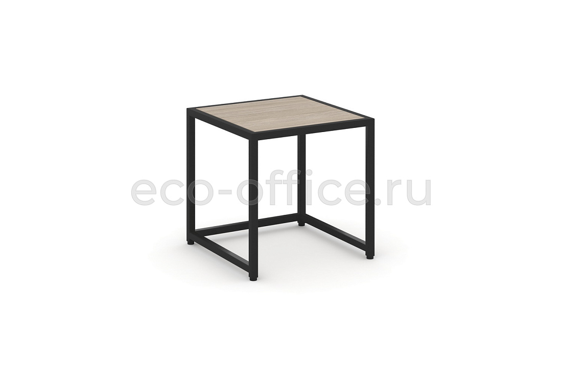 Стол журнальный LOFT VR.L-SJK-40 Дуб Аттик / Чёрный металл купить в Москве