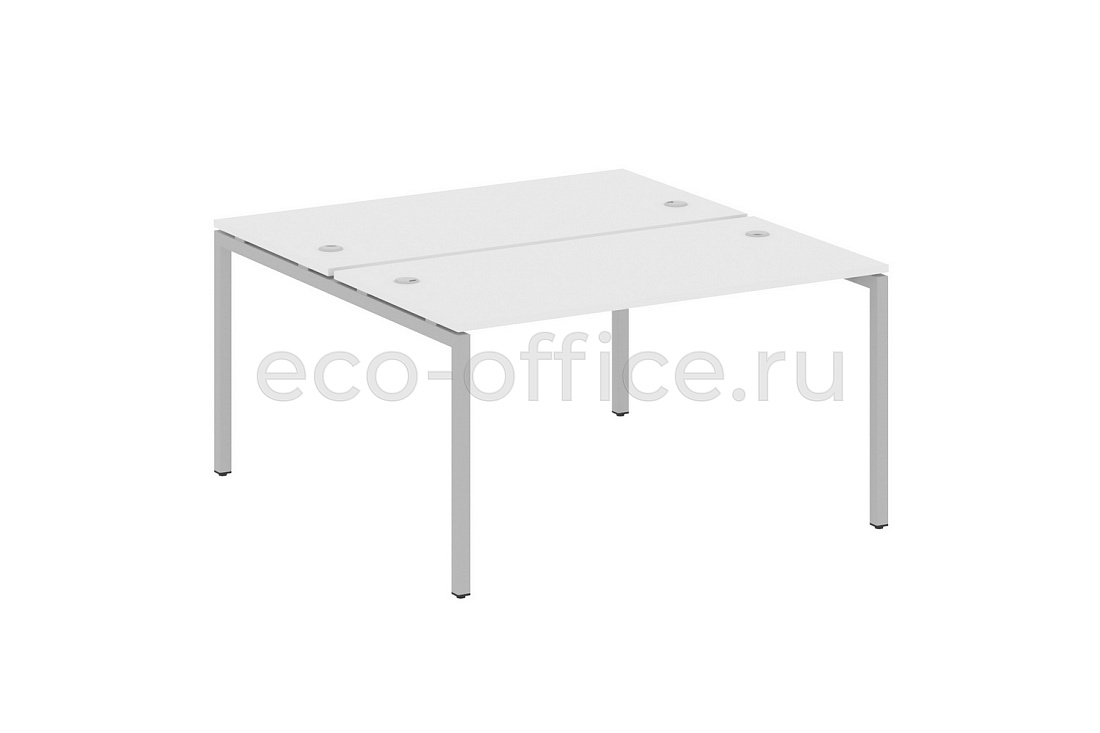 Рабочая станция METAL SYSTEM QUATTRO 4x4 40БП.РАС-СП-2.3 Белый / Серый металл  стоимость