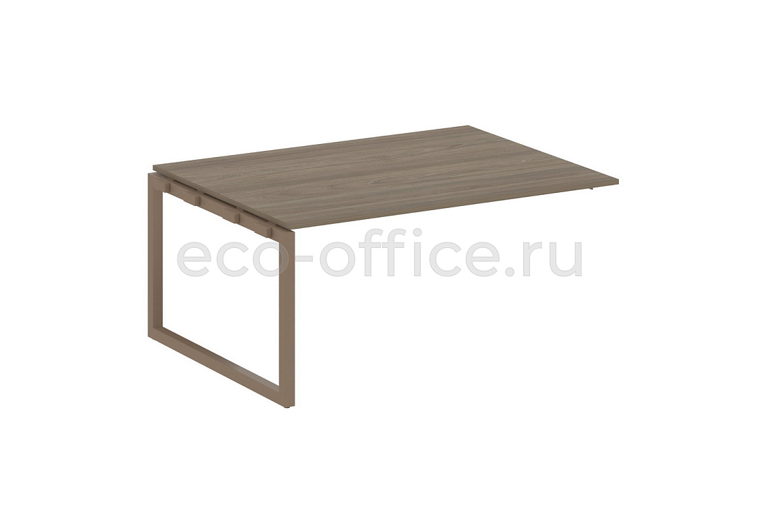 Проходной наборный элемент переговорного стола METAL SYSTEM QUATTRO 5x5 50БО.ППРГ-4 Вяз Благородный / Мокко металл  стоимость