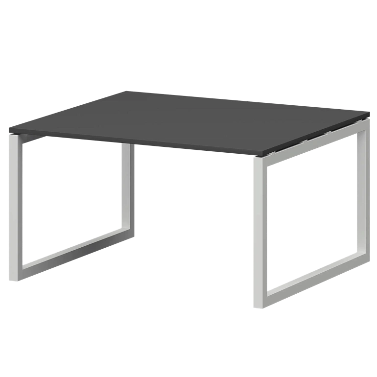 стол переговорный на металлокаркасе protech смсп-о-16.123.пр50 графит/белый фото